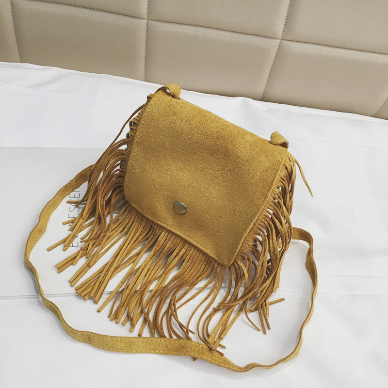 Womens Handbags | Italian Suede Fringe Hobo Redwood Accessories Handbags