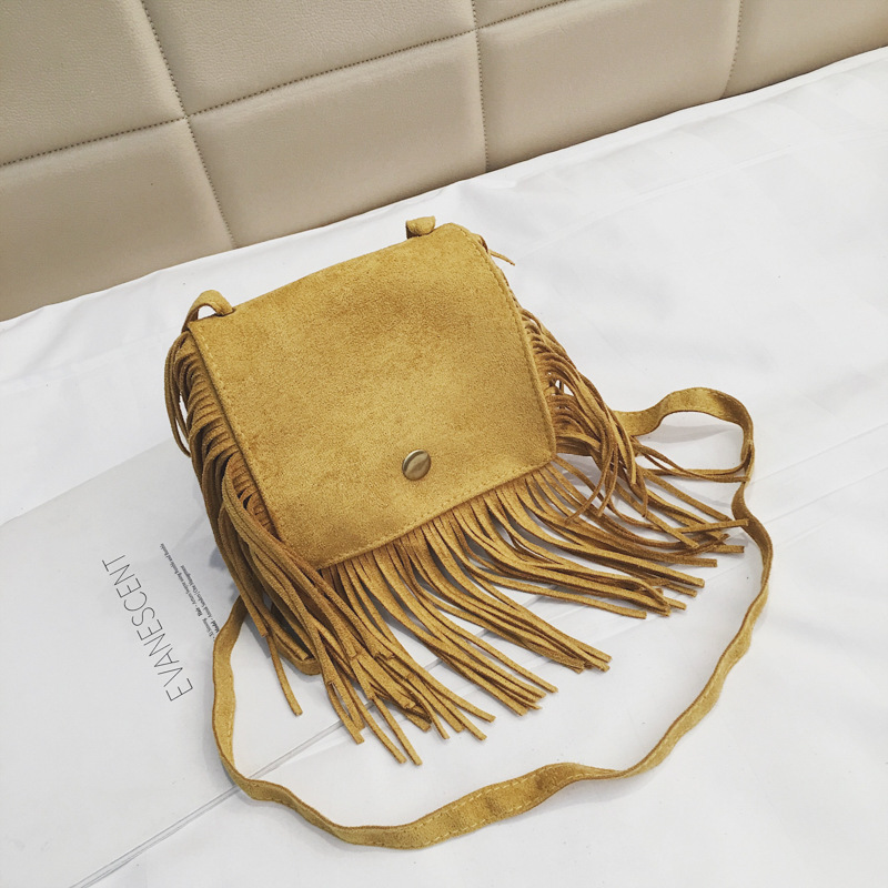 Womens Handbags | Italian Suede Fringe Hobo Serenity Accessories Handbags