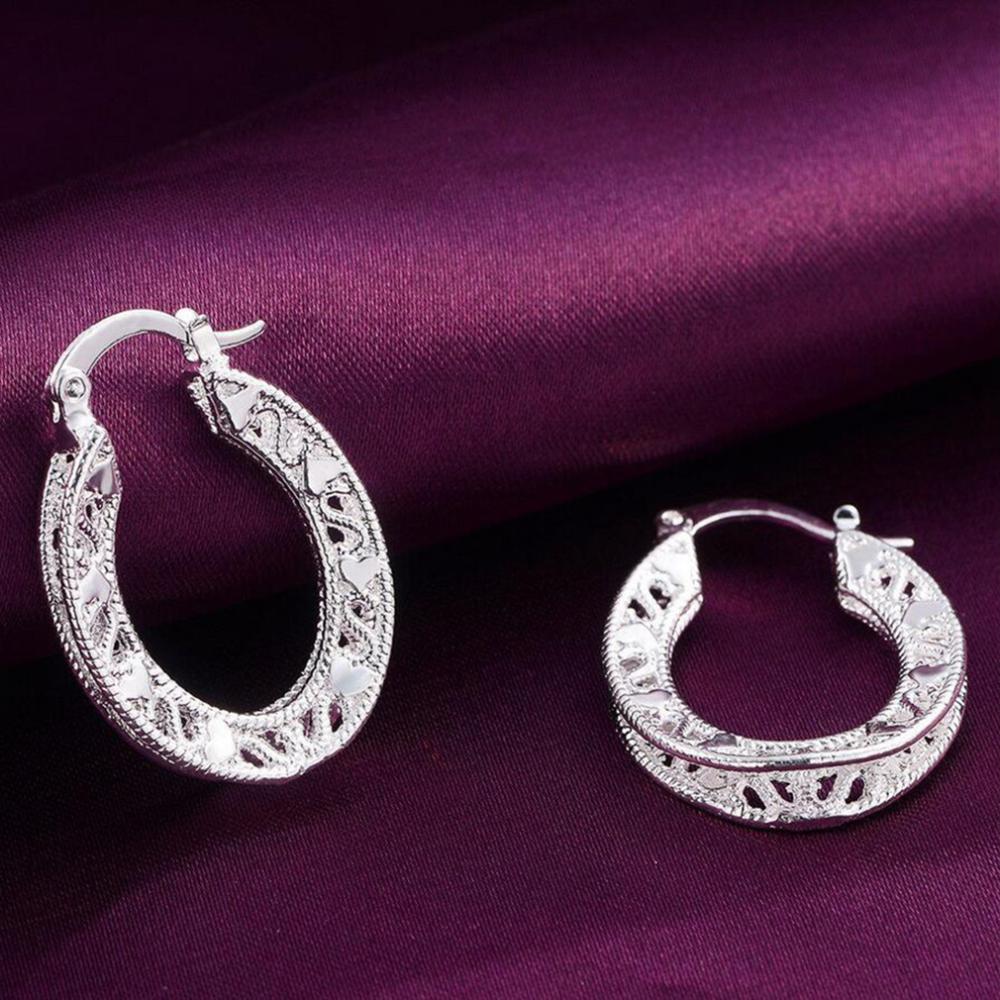 Womens Jewelry | Byzantine Hoop Earrings Silver Accessories French Leopard