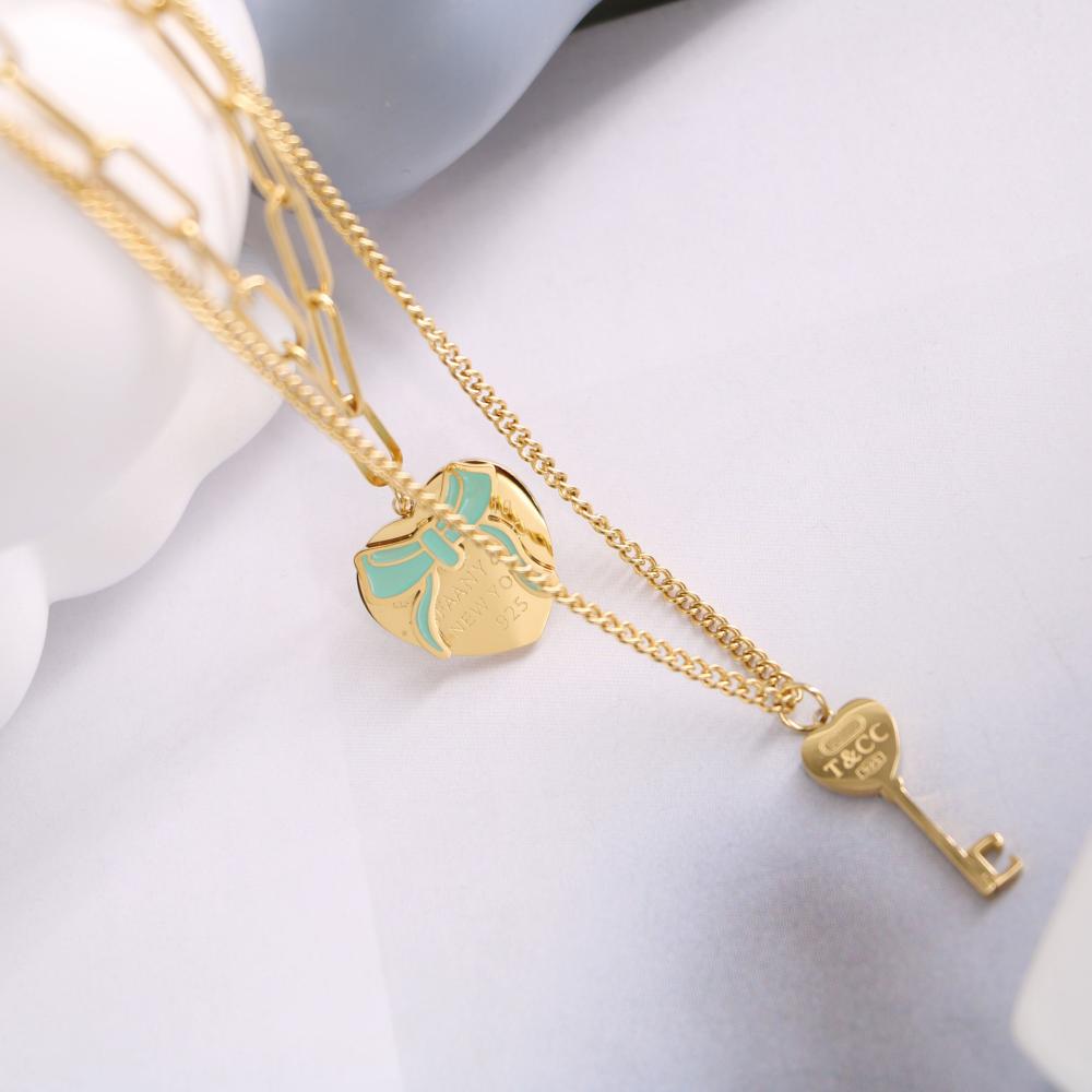 Womens Jewelry | Evil Eye And Moon Charm Necklace Brass Accessories Brass