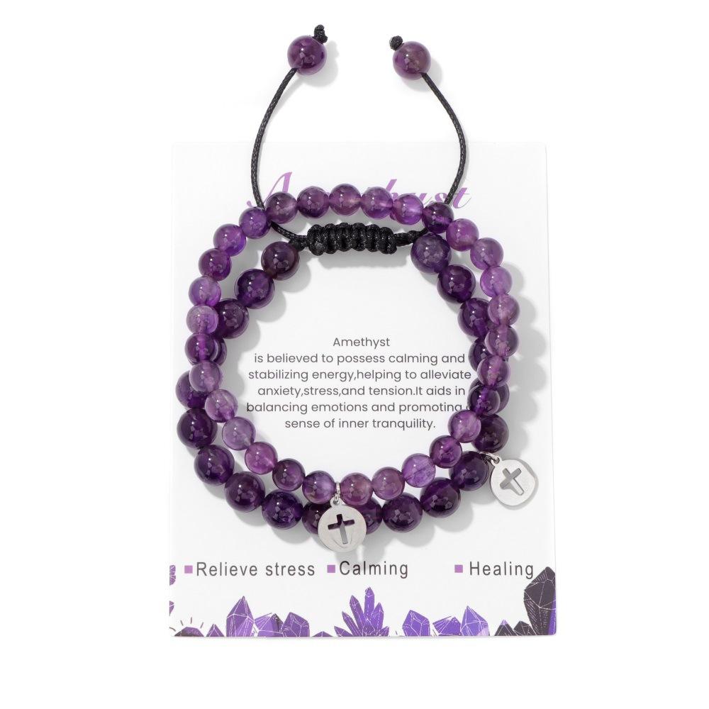 Womens Jewelry | Joseph Brooks Amethyst Bracelet Purple Accessories Active