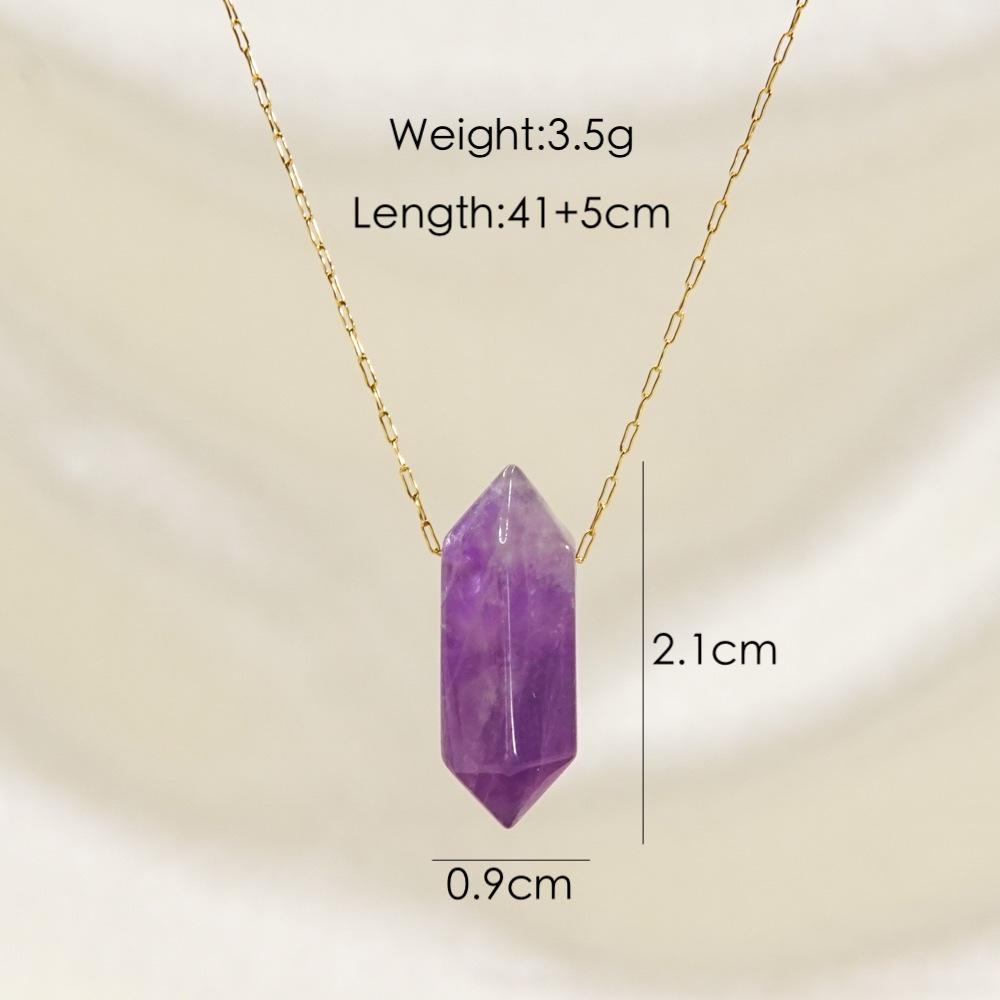 Womens Jewelry | Joseph Brooks Amethyst Necklace Amethyst Accessories Active