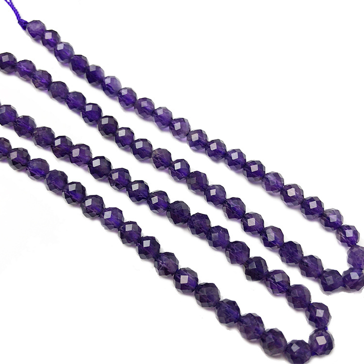 Womens Jewelry | Jospeh Brooks Handknotted Amethyst Necklace Purple Accessories Biyalla