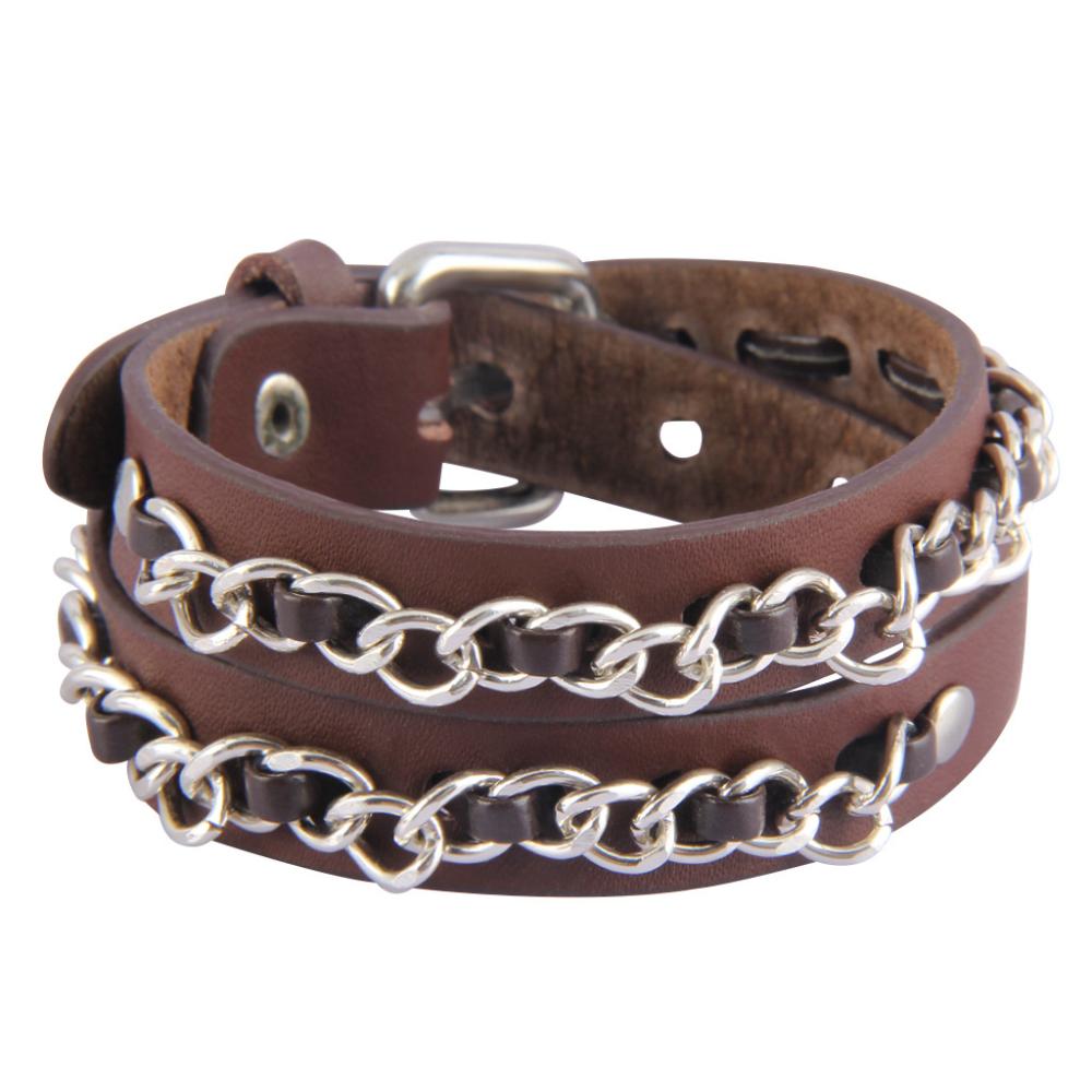 Womens Jewelry | Piatto Italian Leather Wrap Bracelet T.Moro Accessories Felix