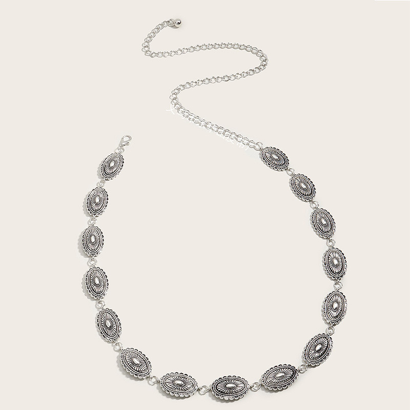 Womens Jewelry | River Ranch Concho Necklace Silver Accessories Farfalla