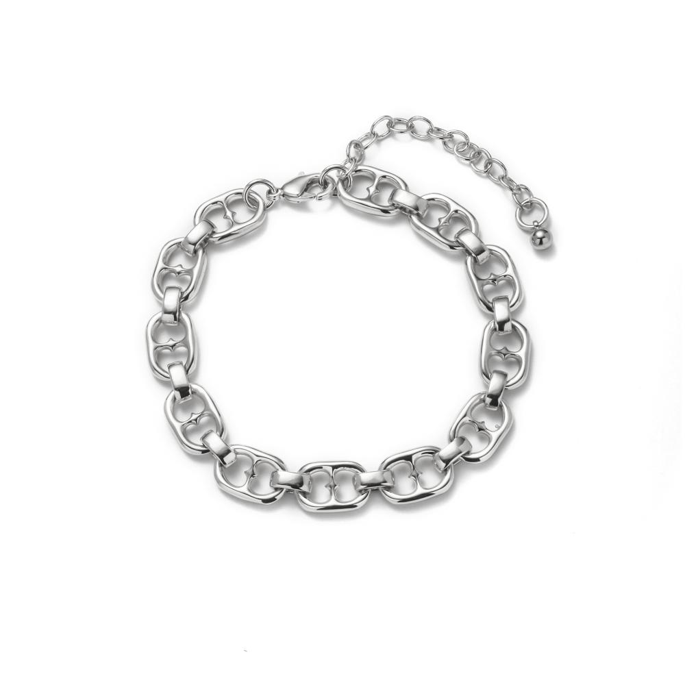 Womens Jewelry | Snake S Hook Chunky Bracelet Silver Accessories Jewelry