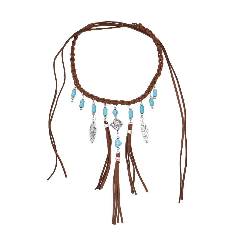 Womens Jewelry | Waterfall Tassel Necklace Blue Accessories Blue