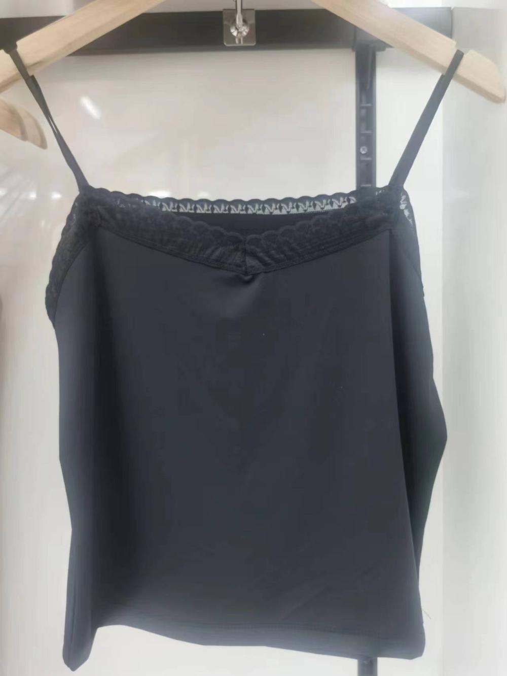 Womens Tops | Short Slip Black Clothing Black