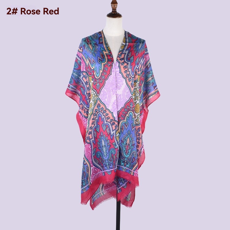 Womens Tops | Zoli Tape Hem Burnout Tunic Paisley Melody Clothing Paisley Melody