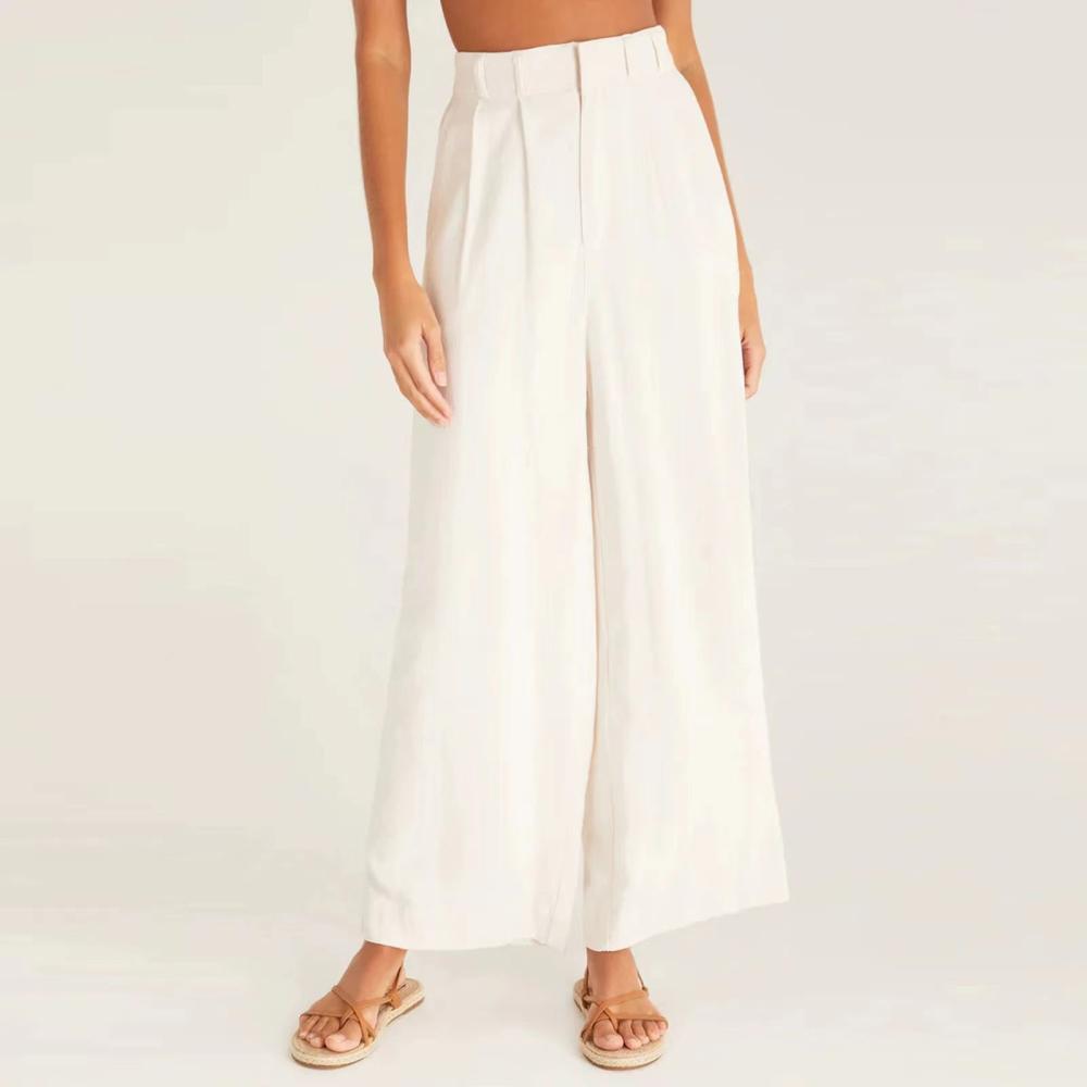 Womens Bottoms | Acantha Wide Leg Pleat Pant White Bottoms Bottoms