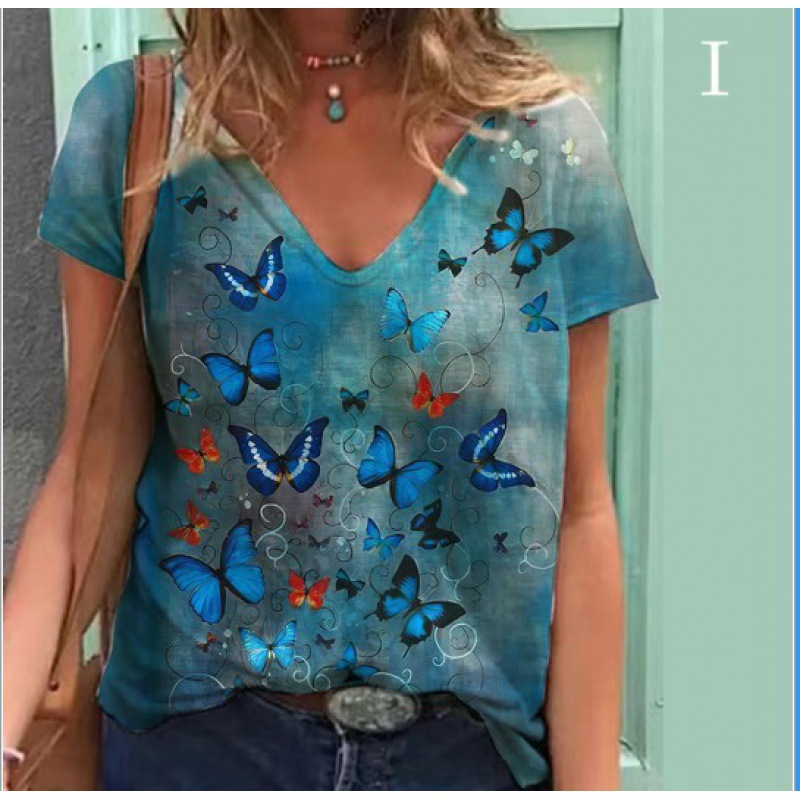 Womens Tops | Florida Everyday Tee Mykonos Blue Clothing Frame